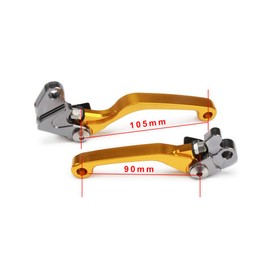 BIUGERCN Motorcycle Brake Lever Dirt Bike Clutch Lever Foldable Aluminium for RM 85 RM 125 RM 250 YZ80 YZ85 Motocross