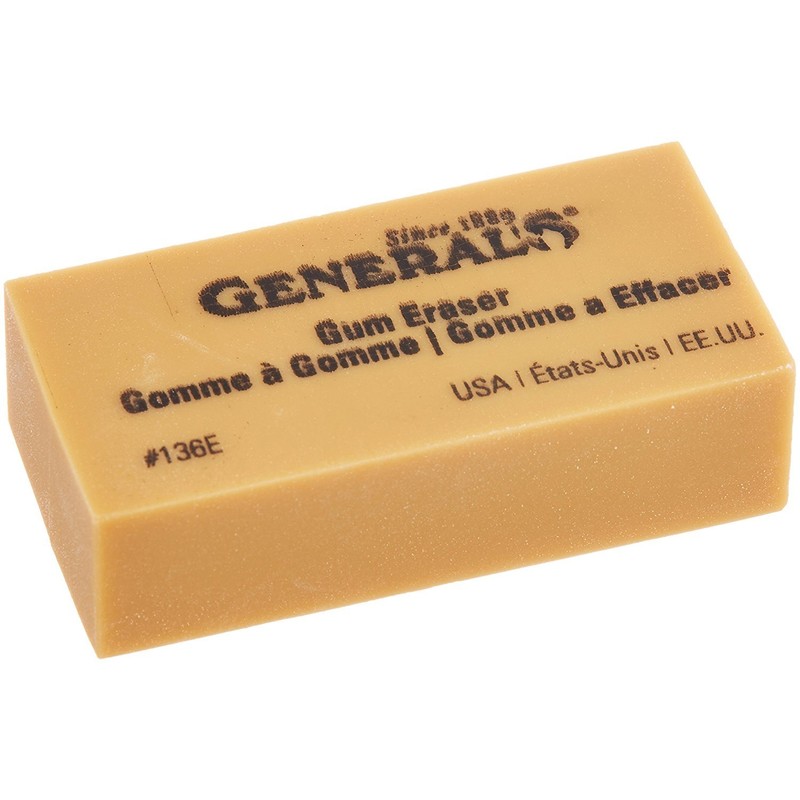 General Pencil 136EBP Artist Gum Eraser- (2 Pack)