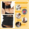 Massage Belt Castor Oil Kit, 2 Pieces Removable TPU Castor