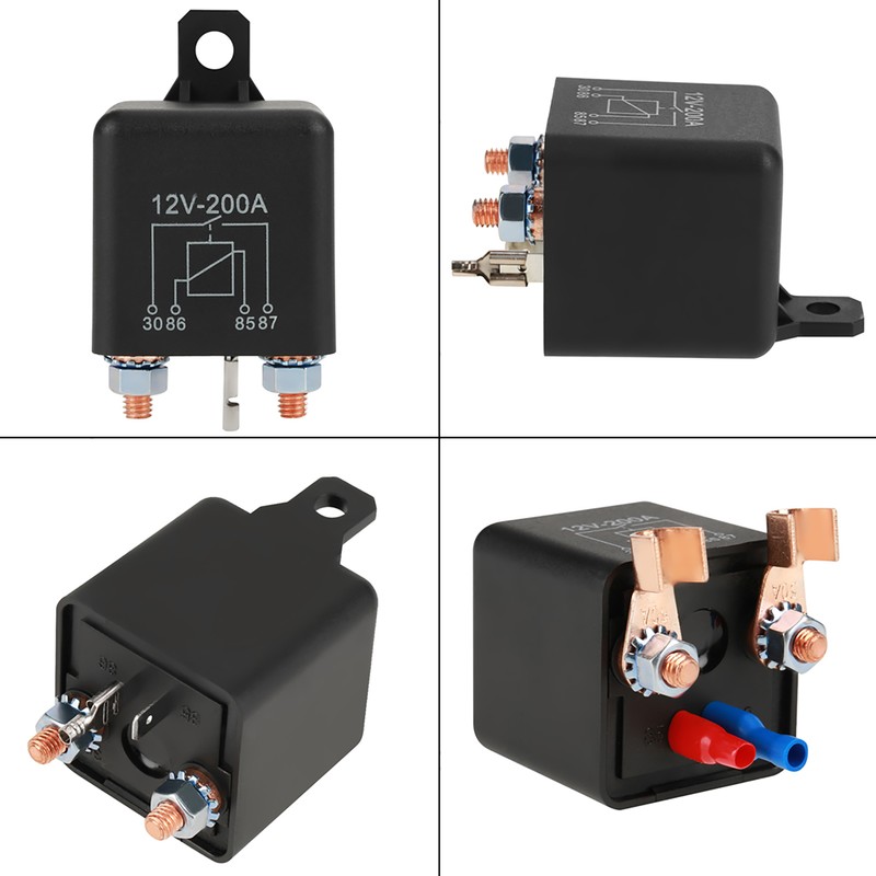 12V 200A Normal Open Heavy Duty Car Truck Starter Relay