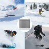 BOXOB 10pcs Snowboard Binding Straps, 8.27x0.59 Inch Plastic Snowboard Ankle