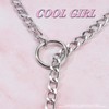 GAUEIOUR Woman Men O-ring Slip Link Chain Choker Necklace,Punk Stainless