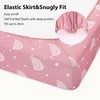 FIEMOL Cot Bed Sheets 140 x 70cm Fitted, 3 Pack