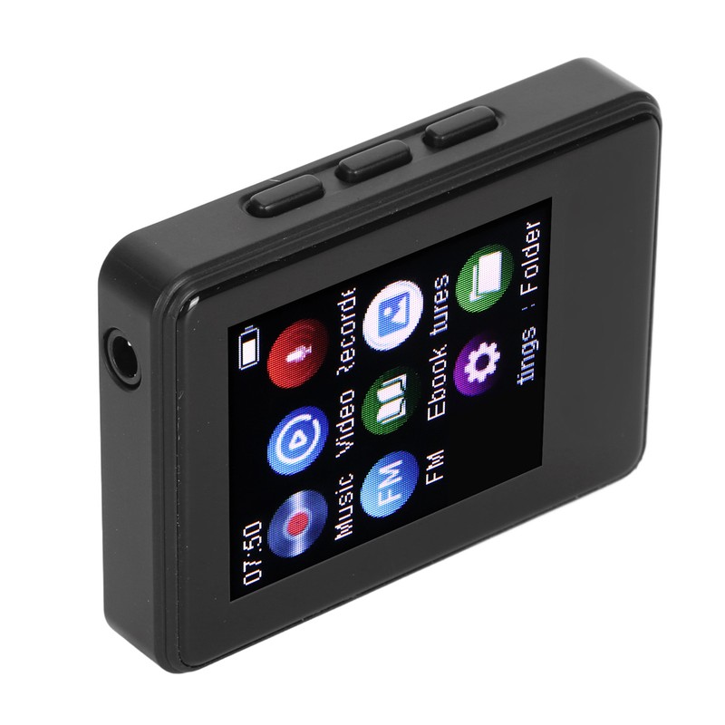 MP3 Player Bluetooth 5.0 1.77inch Full Touch Screen HiFi Stereo