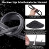 Pack of 4 80 cm Windscreen Wipers Rubber, Universal Car