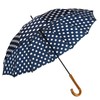 Agaric Classic Wooden Hook Handle J Stick Umbrella Auto Open