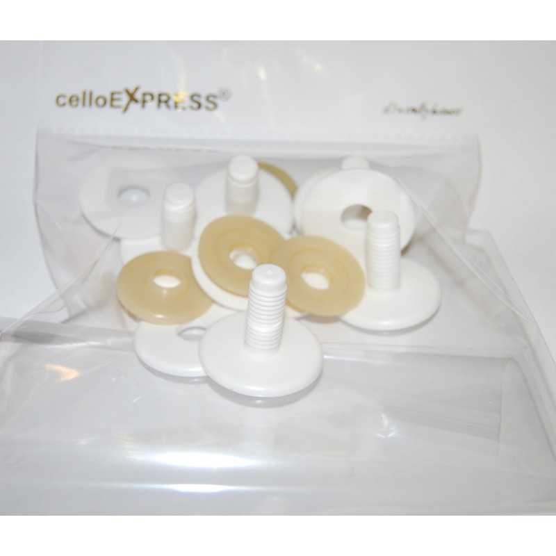 celloexpress Slim Animal Joints 25mm White - Teddy Bear &