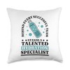 Talented Hydration Specialist, Hydration Specialist Waterboy Throw Pillow