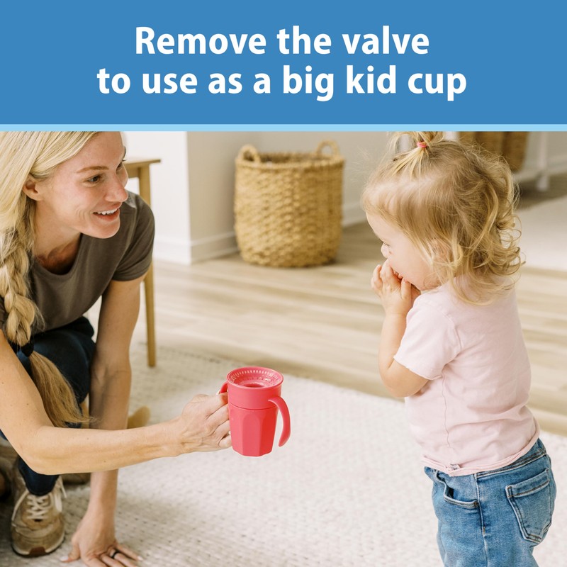 Dr. Brown's Milestones Cheers 360 Spoutless Transition Cup with Handles,