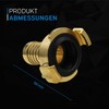 kör4u Quick Coupling 1 1/4 Inch for Hose, Hose Coupling