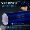 Solutions Blue Supercast Flex Stretch Mirror Chrome Vinyl Wrap Air