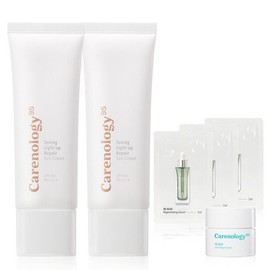 Carenology Toning Light-Up Repair Sun Cream SPF50+ PA++++ 45ml 2pcs / 케어놀로지 토닝 라이트업 리페어 선크림 SPF50+ PA++++ 45ml 2개