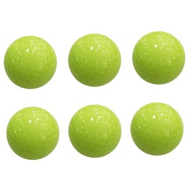 SUPVOX 6pcs Luminous Golf Balls for Night Practice Glow The Dark Training Balls for Evening Golf Sessions