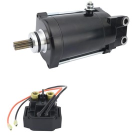 Soarider Starter & Relay for Yamaha WaveRunner FX/FX Cruiser/FX HO/FX Cruiser HO FX1000/FX1100 04-08| AR230/SX230/SR230 HO 05-09| 212SS/212X/232 LE S 08-10, 60E-81800-00-00 18433, FX Cruiser Starter