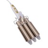 25mm Curling Iron Wand Adjust Temperature Fast Heating 3 Barrel