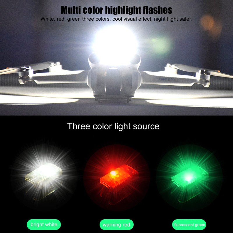 Drone Strobe Light for MINI 3PRO Ultralight Anti Collision Warning