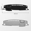 KUST Black Dash Cover for Toyota Highlander 2020-2025 2026 (L,