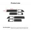 JeCar 8PCS for F150 Interior Trim Door Handle Panel Cover