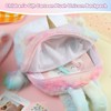 Balakaka Unicorn Cat Backpack Purse Set Plush Backpack Mini Shoulder