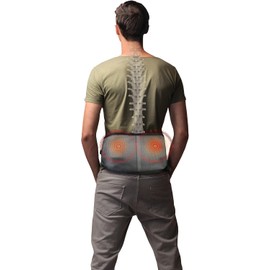 Hy-Impact Heated Massage Belt w/Air Pressure for Back Pain 3 Speed Settings