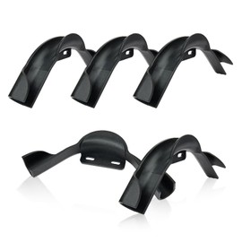 5-Pack GUOFIS PEX Bend Support with Mounting Plate,1/2" Plastic 90-Degree Pipe Holder(PPSU1807022)