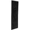 Blue Heron Motif Push Plate in Aged Bronze Finish -