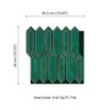 Mosaicowall 10-Sheet Peel and Stick Tile - 10.43"x10.23" Premium Kitchen