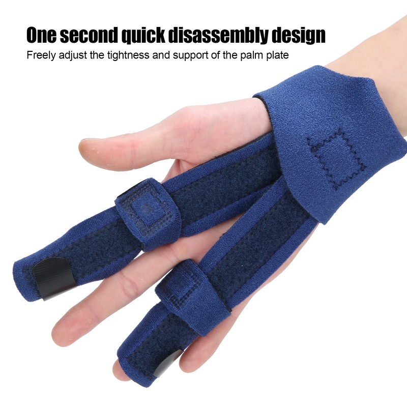 Two Fingers Splint Broken Injury Finger Adjustable Support Protective Correction