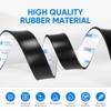 VOCOMO Rubber Strips, Solid Rubber Sheets Self Adhesive Neoprene Rolls