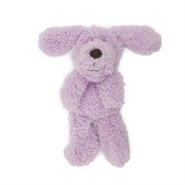 AROMADOG Rosewood Calm Fleece Flattie Dog Toy, with Calming Lavender Blend Essential Oils