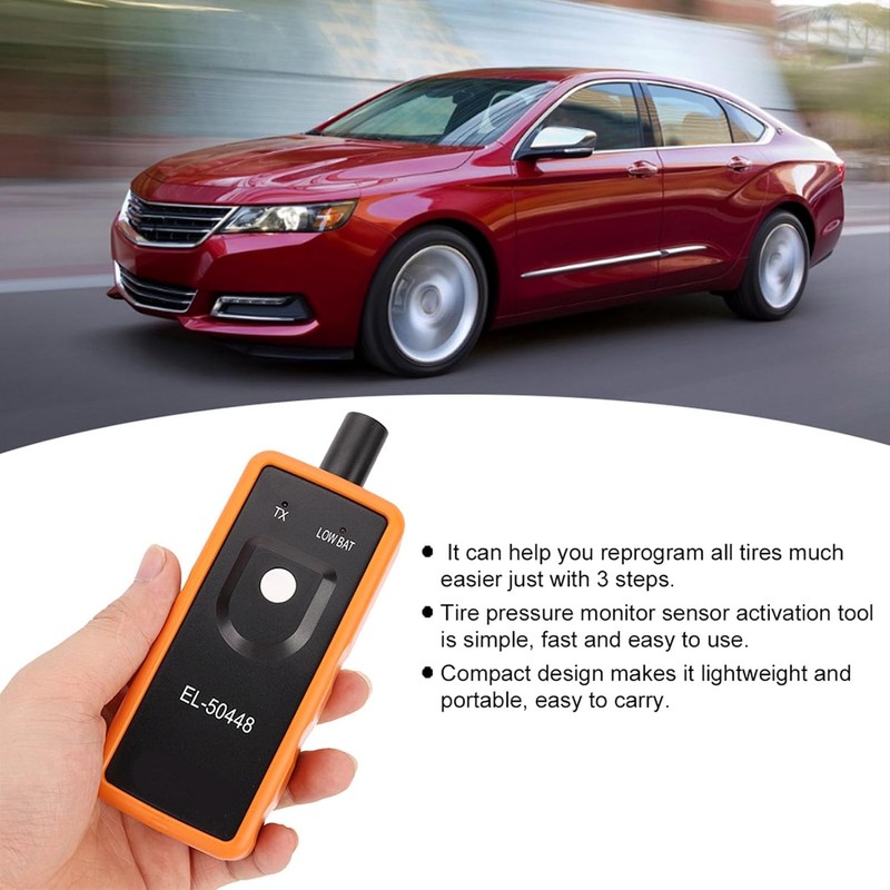 Sensor Universal de de Presión de Neumáticos TPMS, Herramienta de