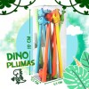 J.H COMPANY Set De 12 Plumas Dinosaurios Kawaii Tinta De