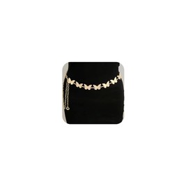 QWALIT Chain Belt Gold Chain Belt Chain Belts for Women Fashion Gold Belt Chain Gold Waist Chain Belt Butterfly Chain Belt Metal Chain Belt Waist Belt Chain Jewelry