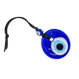 638-4cm Lucky Evil Eye Glass Amulet Hanging Good Luck Protection Handmade by Jeannieparnell