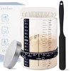 Sourdough Starter Kit -40oz Thick Glass Sourdough Starter Jar Sour