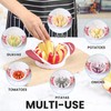 SCHVUBENR 4.72 Inch Large Apple Slicer with 12 Blades -