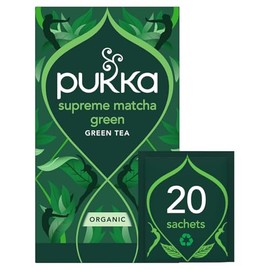 Pukka Supreme Matcha Green Herbal Tea - Energizing Daily Vitality