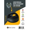 Melzon Cookware Universal Replacement Lid Knob – Heat Resistant, Bakelite,