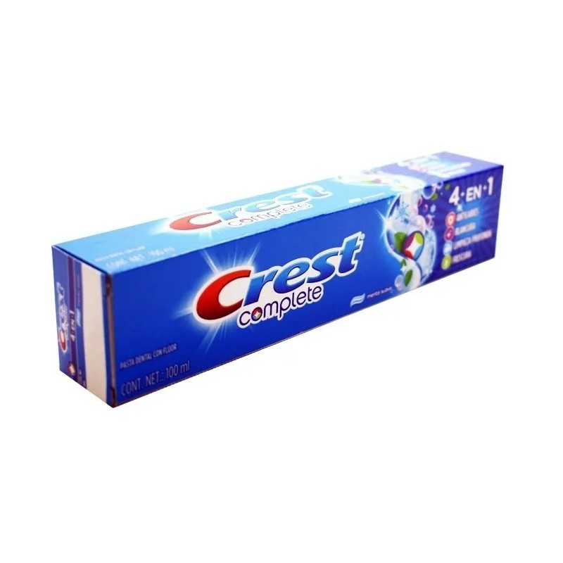 Crema Pasta Dientes Crest Complite 100