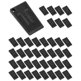 QWORK® Rubber Furniture Wedges, Balance Wedges, Spacers for Furniture Levelling, Pack of 40