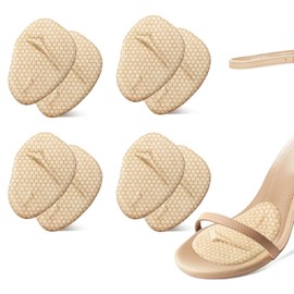 XdealCozyxc 4 Pairs Ball of Foot Cushion Metatarsal Pads, Insoles for High Heels Women