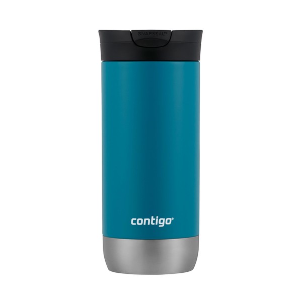 Contigo Huron 2.0 Stainless Steel Travel Tumbler, Vacuum-Insulated Metal Tumbler for Coffee and Tea with Leak-Proof Lid, Juniper, 16 oz (473 mL)