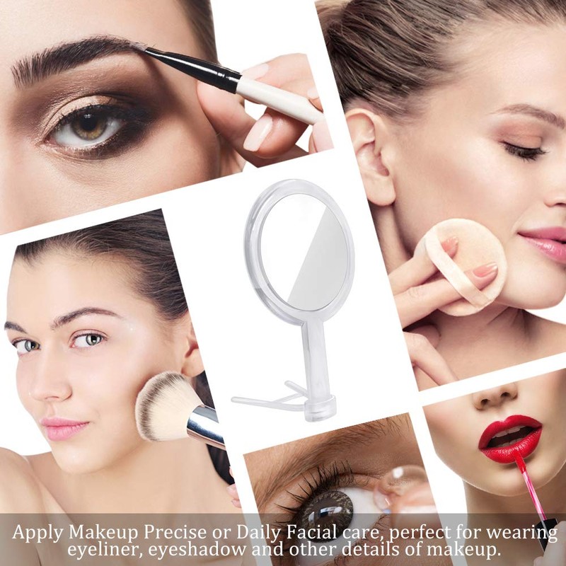 Gotofine 1X & 10X Magnifying Double Side Hand Makeup Mirror