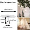 Adhesive Ceiling Hook - Weight-Bearing Stick-On Ceiling Hook, Sticky Ceiling