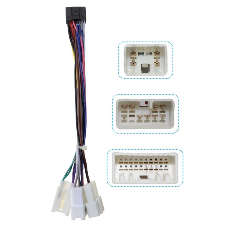 Bestycar Aftermarket Car Radio Stereo Power Wiring Harness Adapter for