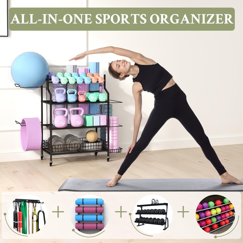Hadulcet Dumbbell Rack, Heavy Duty Weight Rack for Home Gym,