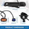 HOPESPANNER Trunk Tailgate Handle Rear View Camera for Hyundai Sonata