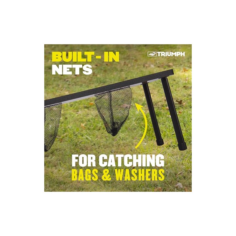 Triumph Sports 2-in-1 3 Hole Bags and Washer Toss Combo