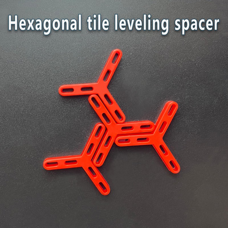 4.7mm (3/16") Hexagonal Tile Spacers 100 Pack Plastic Grout Spacers