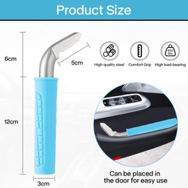VLEDARLING Car Door Handles for Seniors Car Entry Aid Car Handle Exit Aid Car Handle Assistant Car Door Handle for Elderly People Car Door Lock Handle for Seniors and Disabilities